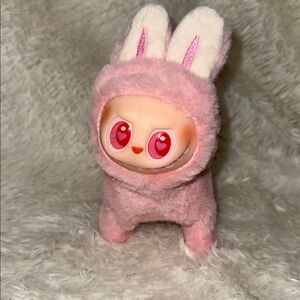 Pink Labubu Musical Dog Toy